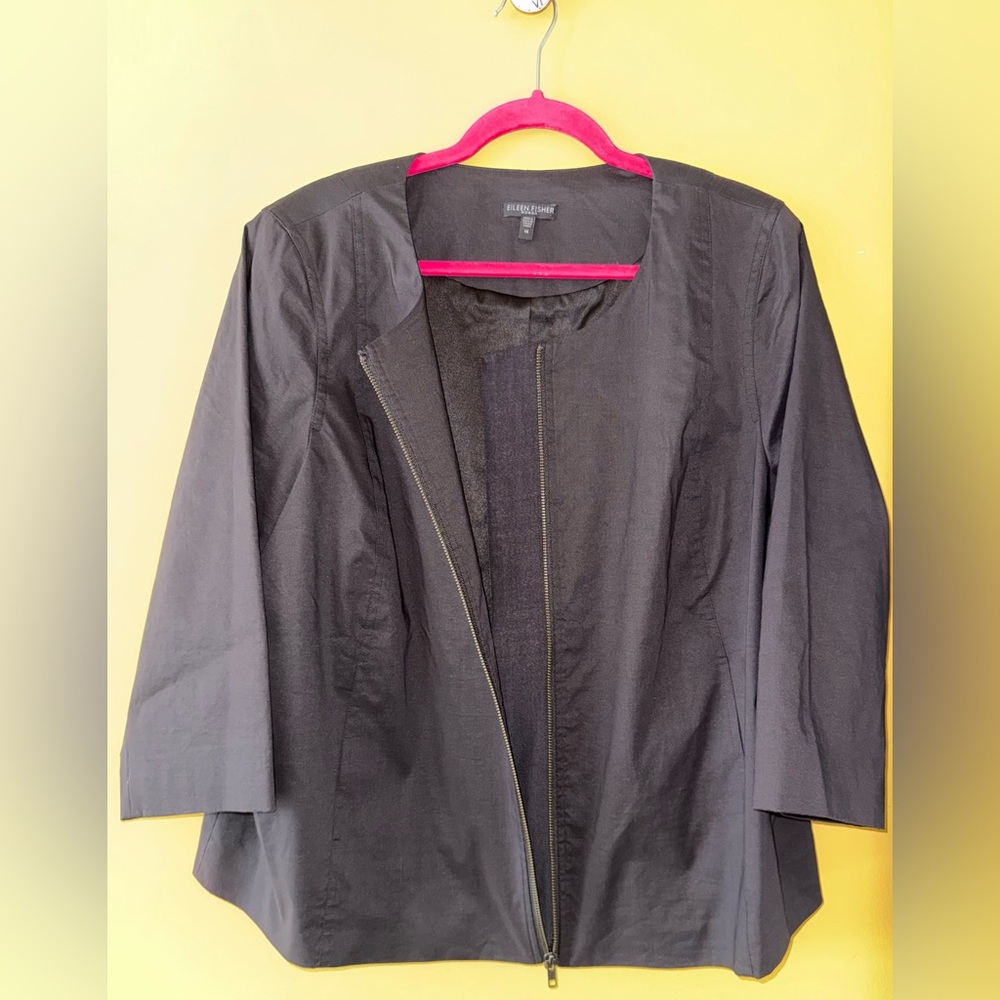 Eileen Fisher Zip Up Blazer